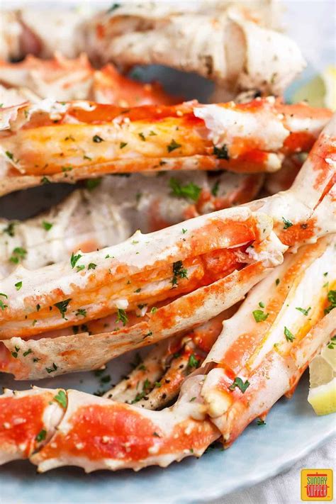Grilled Crab Legs with Garlic Butter | Sunday Supper Movement | Buttery ...