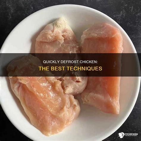 Quickly Defrost Chicken: The Best Techniques | CyChicken