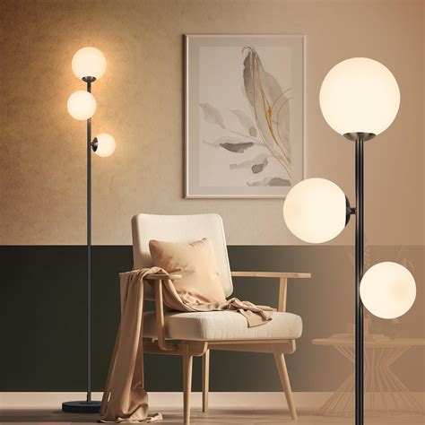 3 Globe Vintage Floor Lamp - 3 Color Options Moderm Floor Lamps for ...