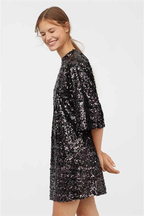 H&M + Sequined Dress