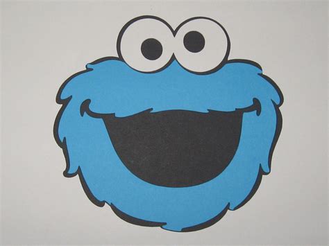 Cookie Monster Printable Face