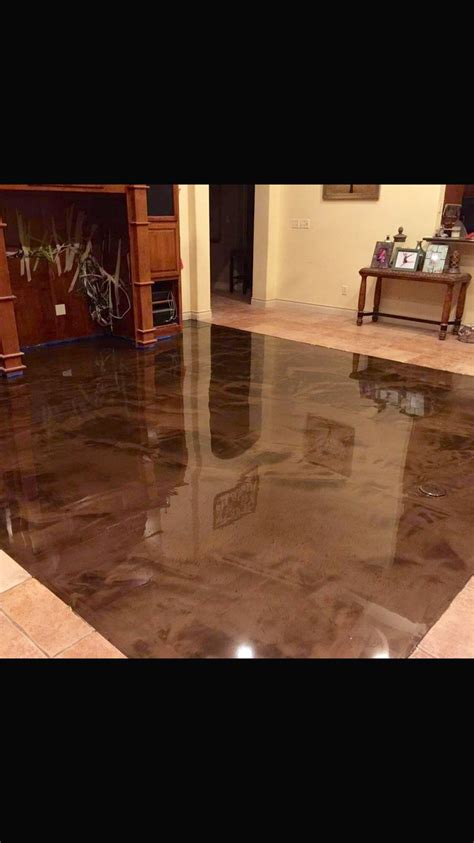 Metallic Epoxy Floor Over Wood - Flooring Blog