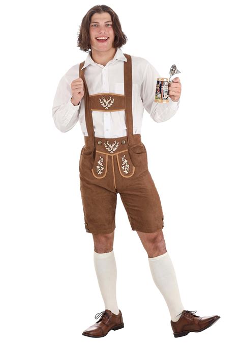 Men's Classic Lederhosen Oktoberfest Costume