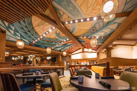 A look inside the completed new-look Kona Cafe at Disney's Polynesian ...