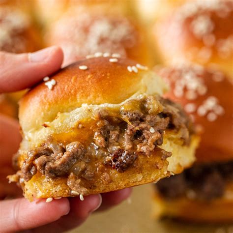 Sliders easy cheeseburger slider recipe – Artofit