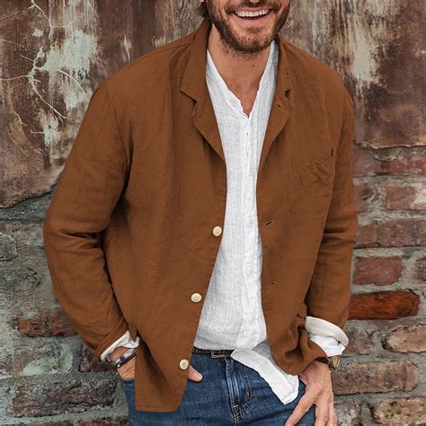 Viadha Men's Lightweight Jackets Casual Sport Coat Regular Fit ...