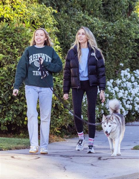 Tish and Brandi Cyrus Enjoy Family Dog Walk in Toluca Lake: Mother ...