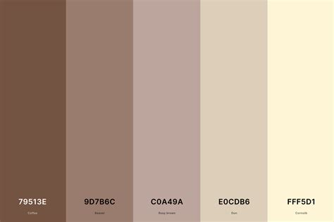 25+ Best Cream Color Palettes with Names and Hex Codes - CreativeBooster