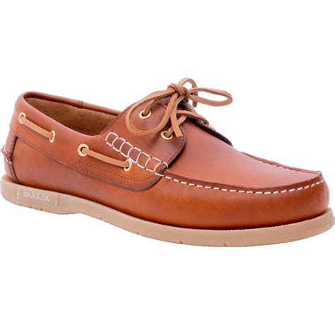 BARKER Wallis Deck Shoes - Mens - Tan Pull Up - A Farley