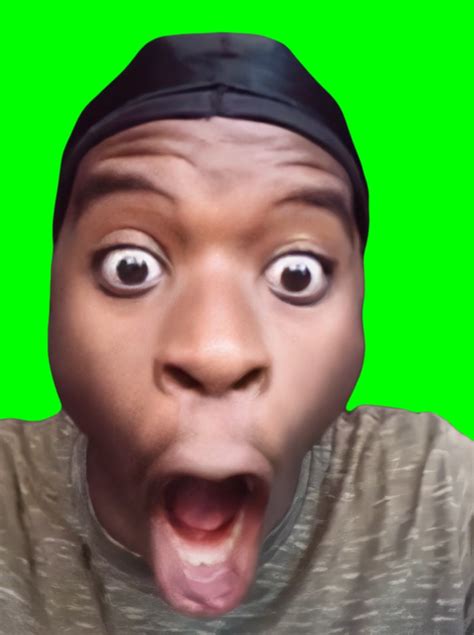 Guy Gets Shocked and Starts Shaking meme (Green Screen) | CreatorSet