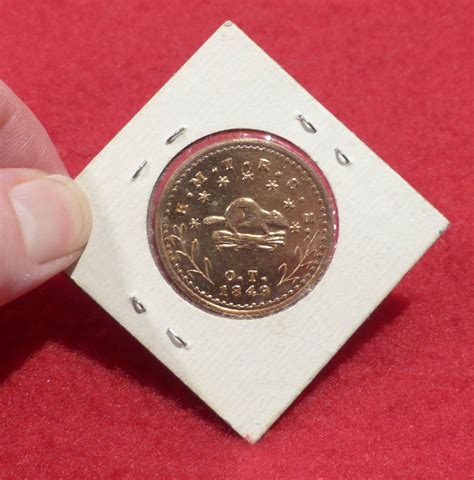 Vintage Oregon Territory $10 Beaver Gold Coin 1849 Replica | #1795229982