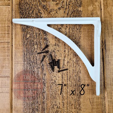 Heavy Duty White Shelf Brackets