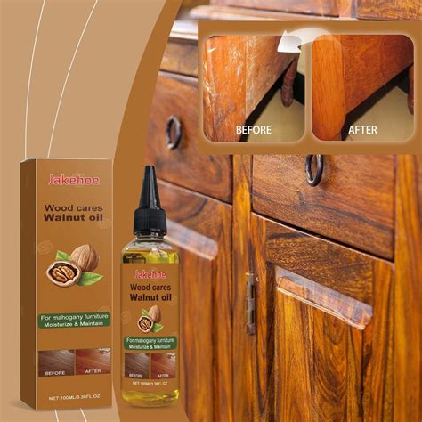 Gnmfd Wood Cleaning and Polishing Oil for Furniture, Walnut Mahogany ...