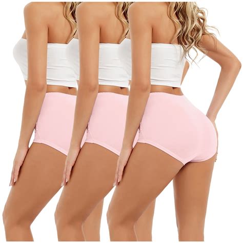 KDFJPTH Women's Underwear Pink Ladies Panty L 3 Pack - Walmart.com