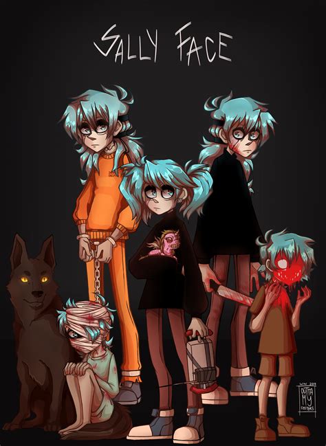 Portable Moose — outtamysystems: More Sally Face Fanart ♥ Happy...