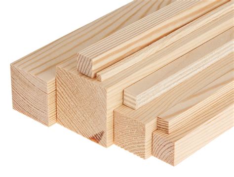 Opitec Espana | Listones de madera de pino (250 x 20 x 20 mm)