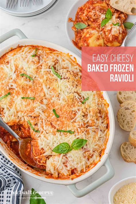 Baked Frozen Ravioli (No Boil) – Add Salt & Serve