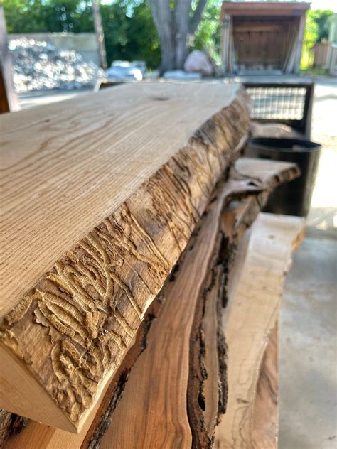 Live edge slabs unfinished wood live edge ash slabs make your own ...