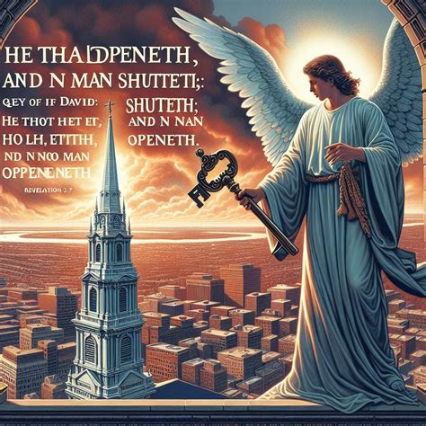 Revelation 3:7 Artwork | Bible Art