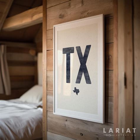 Texas Poster Print, Vintage Style Woodcut Wall Art, Navy TX Print ...