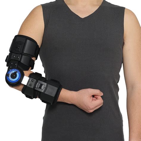 Hinged ROM Elbow Brace, Range of Motion Support Sling Stabilizer for ...