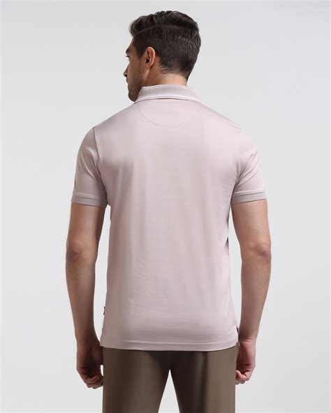 Polo Pink Solid T-Shirt - Peter