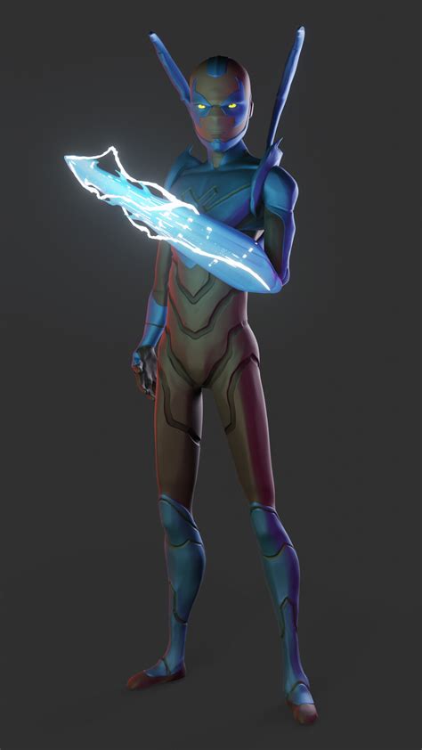 ArtStation - Blue Beetle - Young Justice fan art