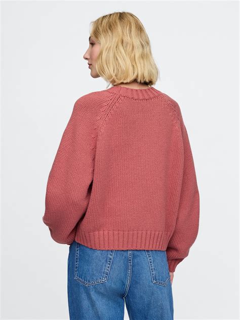 Relaxed Balloon-Sleeve Sweater | Gap