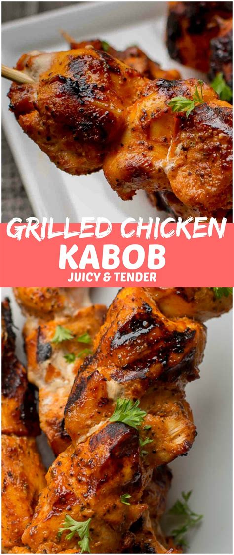 Grilled Chicken Kabobs Recipe - Let the Baking Begin!