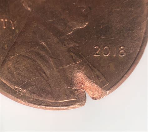 2018 Shield Cent Error. Ragged clip? Defective Planchet? | Coin Talk