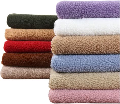 Amazon.com: NAKAN 15 Colors Polar Fleece Fabric Anti-Pilling Sherpa ...