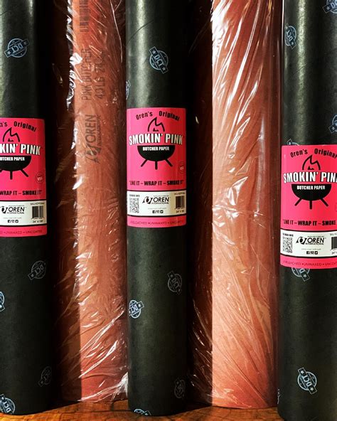 Oren Pink Butcher Paper – The Barbecue Company