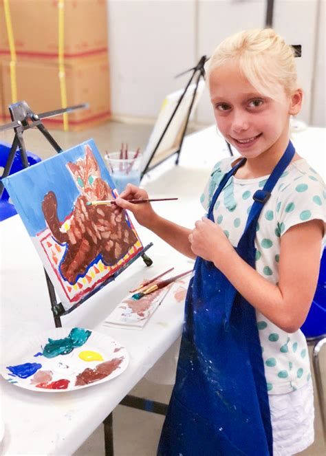 Introduction to Acrylic Painting - Ages 6-8 | VisArts