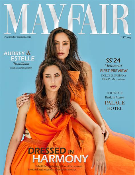 Editorial - Mayfair Magazine