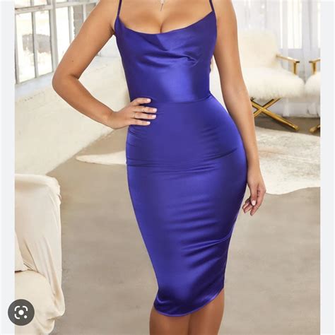 Oh Polly Women's Purple Dress | Depop