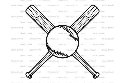 Red Baseball Bat Outlined Clip Art At Clkercom Vector Clip Art