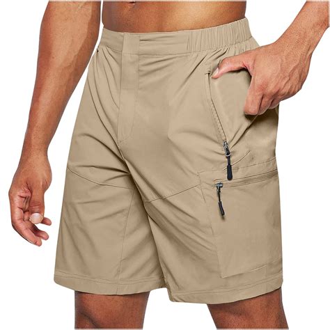 TMOYZQ Mens Hiking Cargo Shorts Quick Dry Lightweight Breathable ...