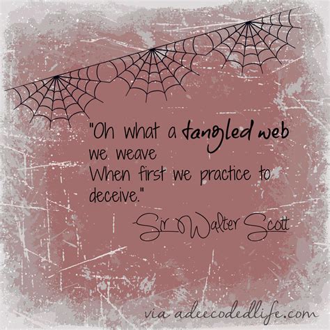 Funny Friday: Oh What Tangled Webs We Weave - A Deecoded Life