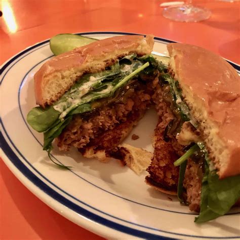 It looks like a Burger with Fries. But you can eat this one on Meatless ...