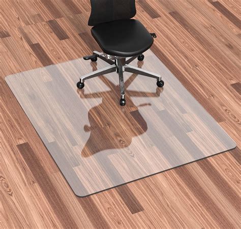 Snapklik.com : Office Chair Mat For Hardwood Floor, 1/8 Thick 48 X 40 ...
