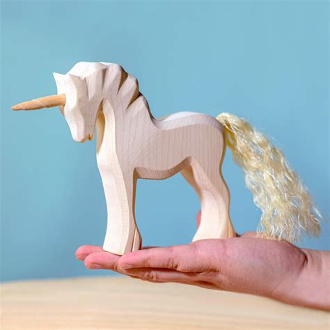 Unicorn Naked | Natural Wooden Toy | Handcrafted | BumbuToys
