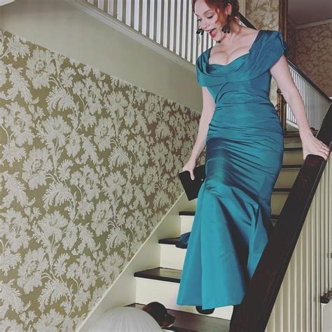 Christina Hendricks Tits For EJAF Party (4 Photos) - FappeningTime