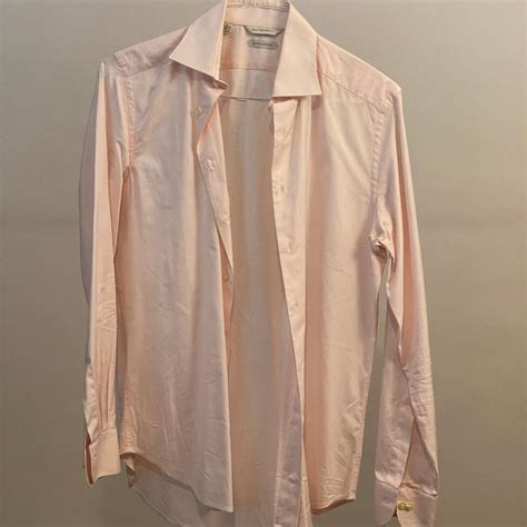 Suit Supply pink striped shirt sz 38 / 15 Worn once!... - Depop