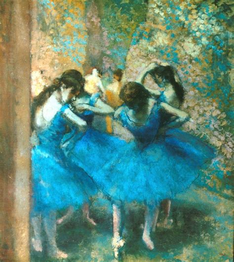 Edgar Degas - Blue Dancers (1899)