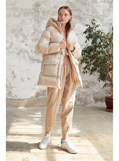 Beige - Puffer Jackets