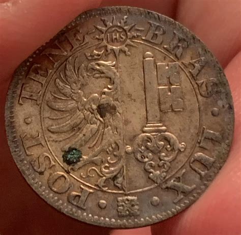 Verdigris on billon coin? Tips for removal? : r/coins