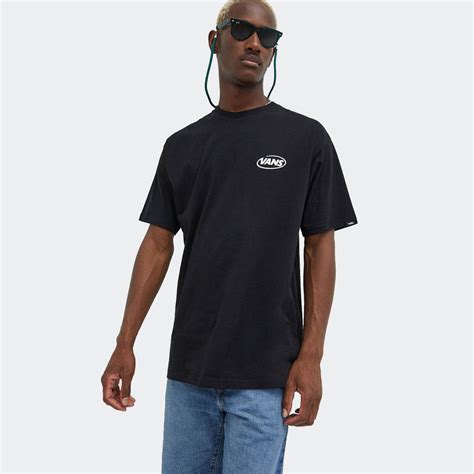 Vans Hi Def Commerica Ανδρικό T-shirt Μαύρο με Λογότυπο VN0A7S6UBLK ...