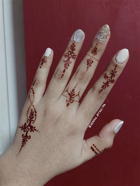 Simple&cute henna design | Cute henna designs, Henna designs, Henna ...