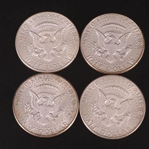 Nine Kennedy 1964 Silver Half Dollars | EBTH