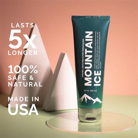 Mountain Ice Nerve Pain Relief Gel with Natural Ingredients – Mountain Ice Pain Relief Gel